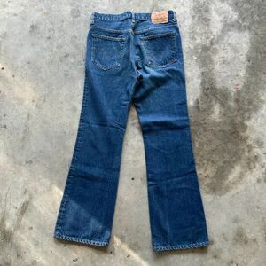 Vintage 80s Levi's 517 0217 Red Tab Denim Jeans Size 34x31 Talon Zip